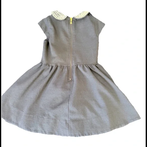 Kate Spade New York Peter Pan Rhinestone collar Girls Kimberly Dress size 7 - Picture 6 of 8
